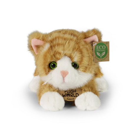 Rappa Plyšová kočka rezavá 22 cm ECO-FRIENDLY PLUSH WORLD ~ 2