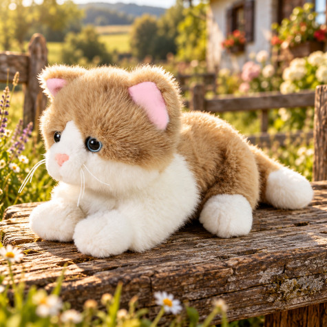 Rappa Plyšová kočka 22 cm ECO-FRIENDLY PLUSH WORLD ~ 4