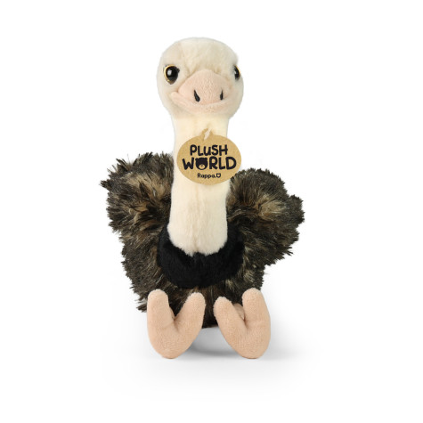 Rappa Plyšový pštros 33 cm ECO-FRIENDLY PLUSH WORLD ~ 2