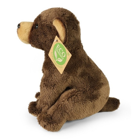 Rappa Plyšový medvěd hnědý sedící 15 cm ECO-FRIENDLY ~ 4