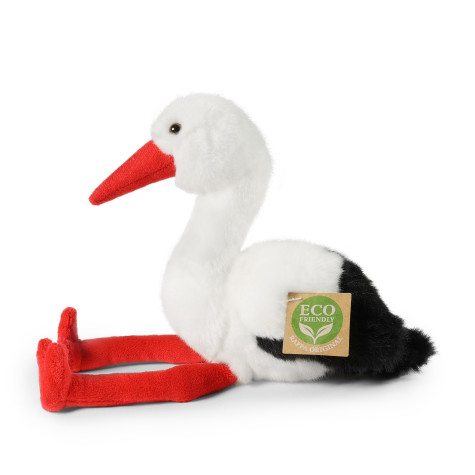 Rappa Plyšový čáp 27 cm ECO-FRIENDLY ~ 3