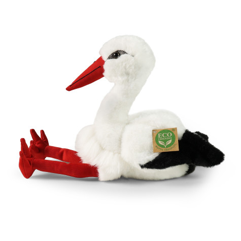 Rappa Plyšový čáp 32 cm ECO-FRIENDLY PLUSH WORLD ~ 2