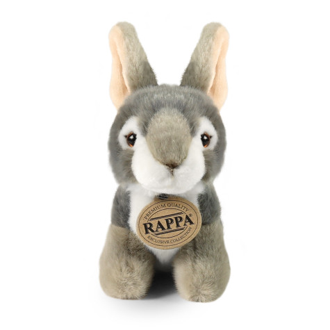 Rappa Plyšový králík šedý sedící16 cm ECO-FRIENDLY ~ 2