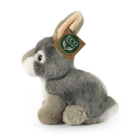 Rappa Plyšový králík šedý sedící16 cm ECO-FRIENDLY ~ 3