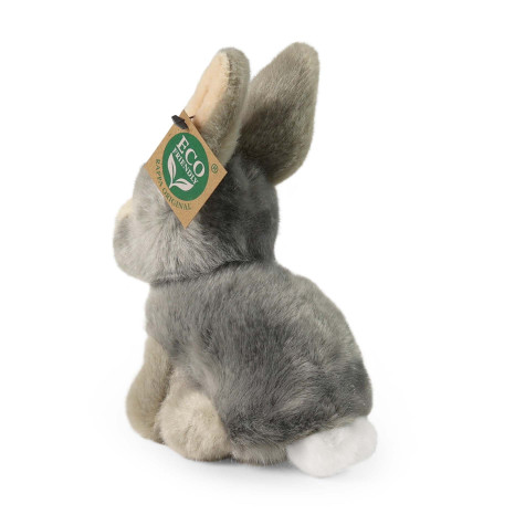 Rappa Plyšový králík šedý sedící16 cm ECO-FRIENDLY ~ 4