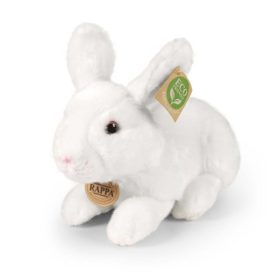 Rappa Plyšový králík bílý 23 cm ECO-FRIENDLY