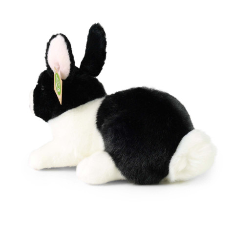 Rappa Plyšový králík bílo-černý 23 cm ECO-FRIENDLY ~ 3