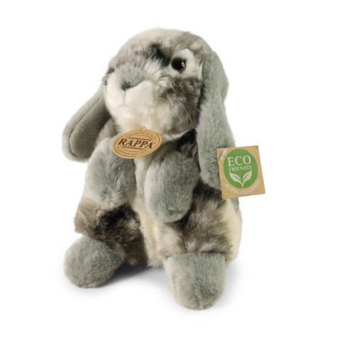 Rappa Plyšový králík šedý 19 cm ECO-FRIENDLY ~ 1
