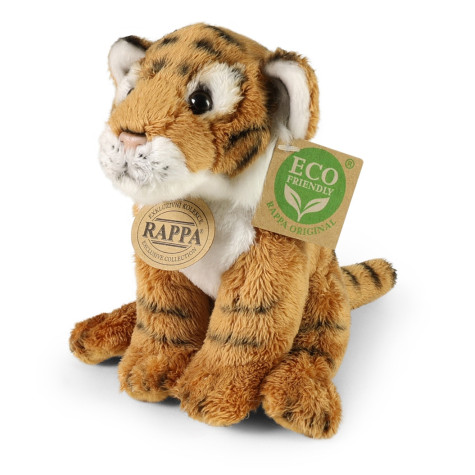 Rappa Plyšový tygr sedící 15 cm ECO-FRIENDLY ~ 1