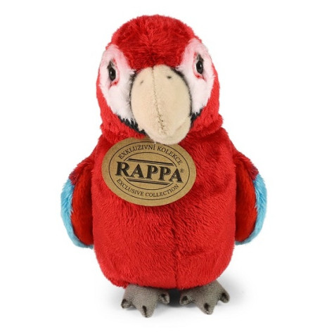 Rappa Plyšový papoušek červený Ara 15 cm ECO-FRIENDLY ~ 2