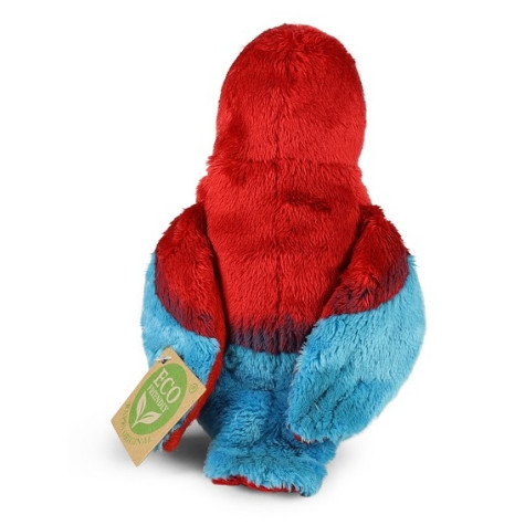 Rappa Plyšový papoušek červený Ara 15 cm ECO-FRIENDLY ~ 4