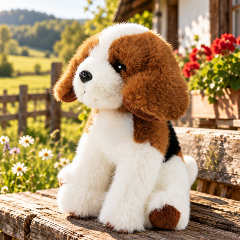 Rappa Plyšový pes bígl 20 cm ECO-FRIENDLY PLUSH WORLD ~ 5