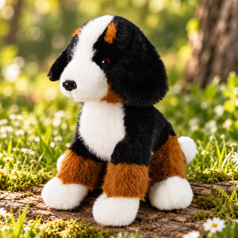 Rappa Plyšový pes bernský salašnický 25 cm ECO-FRIENDLY PLUSH WORLD ~ 5