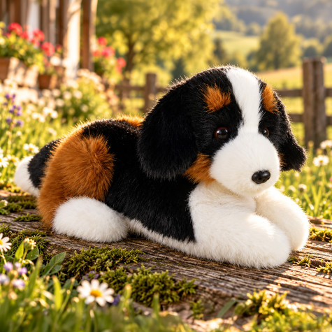 Rappa Plyšový pes bernský salašnický 22 cm ECO-FRIENDLY PLUSH WORLD ~ 5