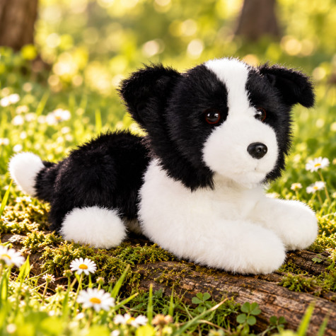 Rappa Plyšový pes border kolie 22 cm ECO-FRIENDLY PLUSH WORLD ~ 5
