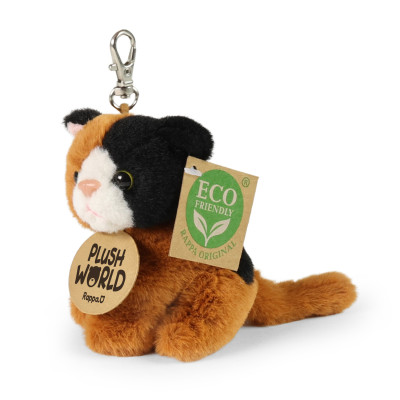 Rappa Plyšová klíčenka kočka 9 cm ECO-FRIENDLY PLUSH WORLD