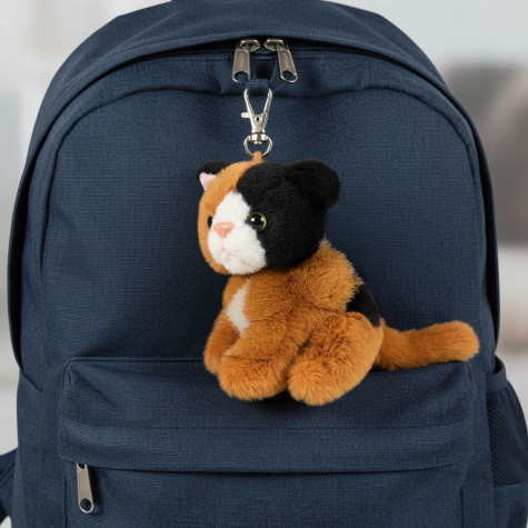 Rappa Plyšová klíčenka kočka 9 cm ECO-FRIENDLY PLUSH WORLD ~ 4