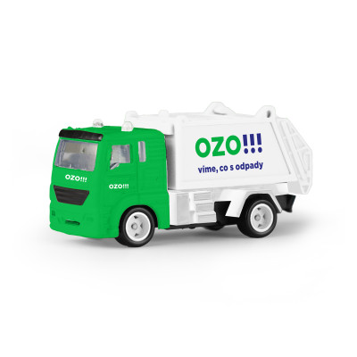 Rappa Popelářské auto OZO Ostrava s otevírací korbou 7 cm