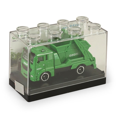 Rappa Popelářské auto OZO Ostrava s výklopným kontejnerem 7 cm ~ 2