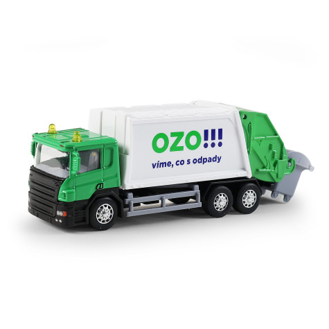 Rappa Popelářské auto OZO Ostrava kovové 15 cm ~ 1