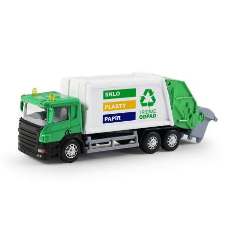 Rappa Popelářské auto kovové s otevírací korbou 15 cm ~ 1