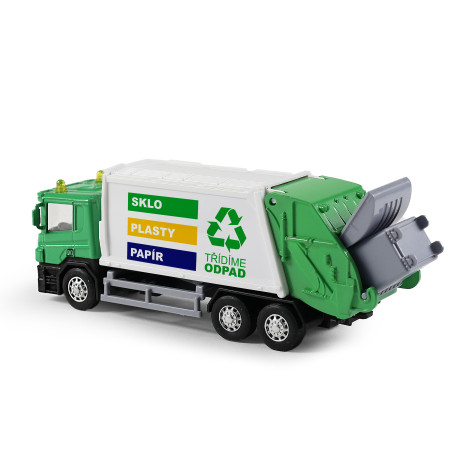 Rappa Popelářské auto kovové s otevírací korbou 15 cm ~ 3