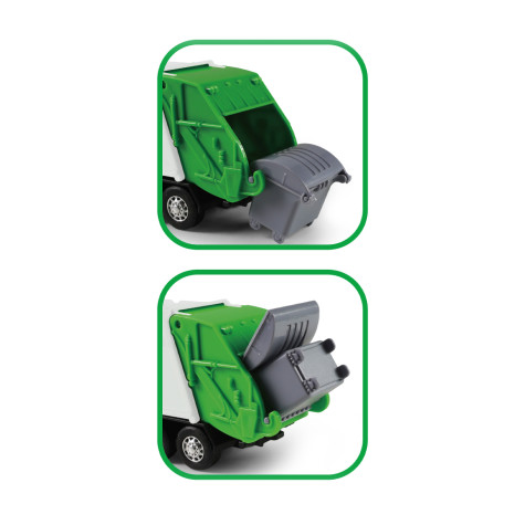 Rappa Popelářské auto kovové s otevírací korbou 15 cm ~ 5