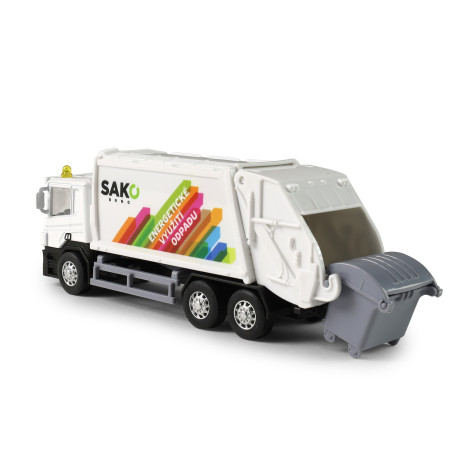 Rappa Popelářské auto SAKO Brno kovové 15 cm ~ 4