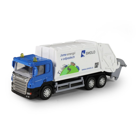 Rappa Popelářské auto SMOLO kovové 15 cm ~ 1