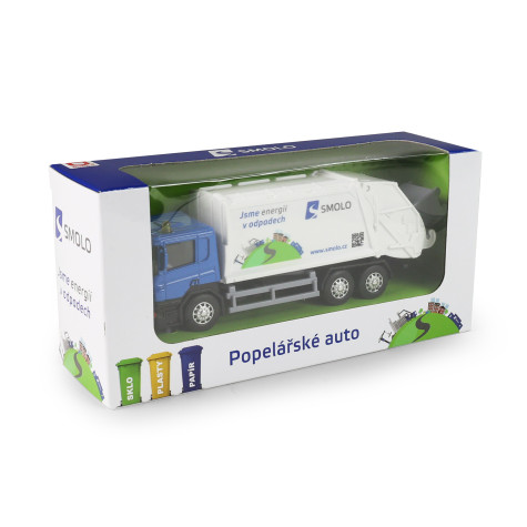 Rappa Popelářské auto SMOLO kovové 15 cm ~ 2