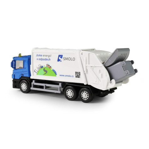Rappa Popelářské auto SMOLO kovové 15 cm ~ 4
