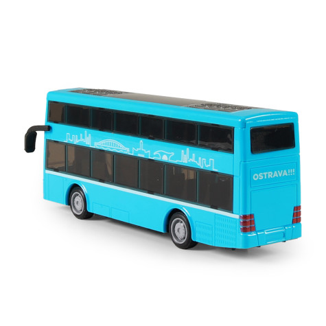 Rappa Dvoupatrový autobus DPO Ostrava modrý 20 cm ~ 3