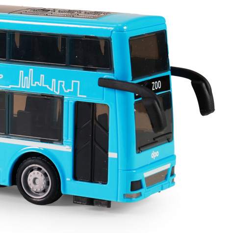 Rappa Dvoupatrový autobus DPO Ostrava modrý 20 cm ~ 5