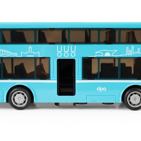 Rappa Dvoupatrový autobus DPO Ostrava modrý 20 cm ~ 6