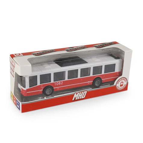 Rappa Autobus MHD červený s otevíracími dveřmi 16 cm ~ 2