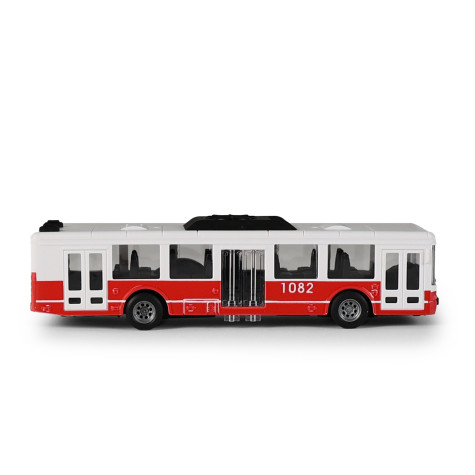 Rappa Autobus MHD červený s otevíracími dveřmi 16 cm ~ 4