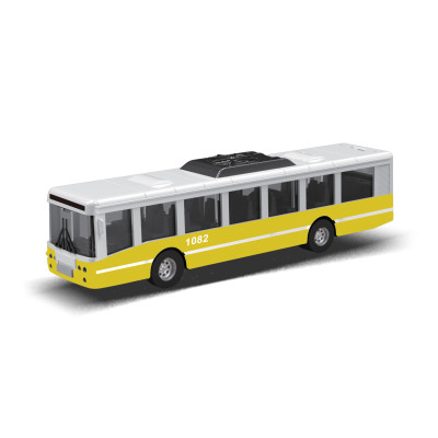 Rappa Autobus MHD žlutý s otevíracími dveřmi 16 cm