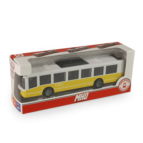 Rappa Autobus MHD žlutý s otevíracími dveřmi 16 cm ~ 2