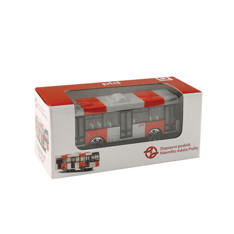 Rappa Autobus PID Praha kovový červený 8 cm ~ 2