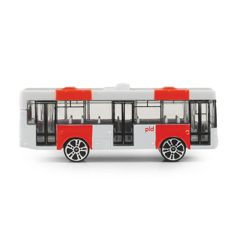 Rappa Autobus PID Praha kovový červený 8 cm ~ 3