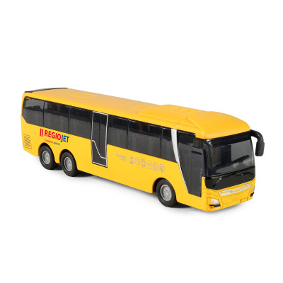 Rappa Autobus RegioJet kovový žlutý 15 cm