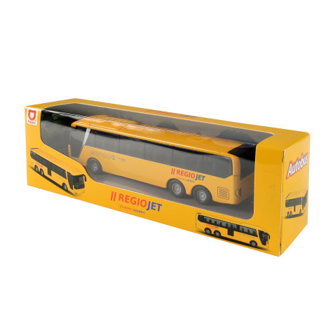 Rappa Autobus RegioJet kovový žlutý 15 cm ~ 2