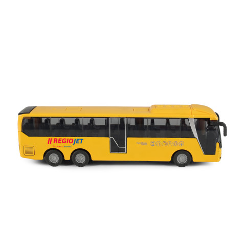 Rappa Autobus RegioJet kovový žlutý 15 cm ~ 5