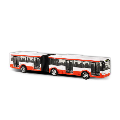 Rappa Kloubový autobus kovový červeno-bílý 18 cm ~ 1