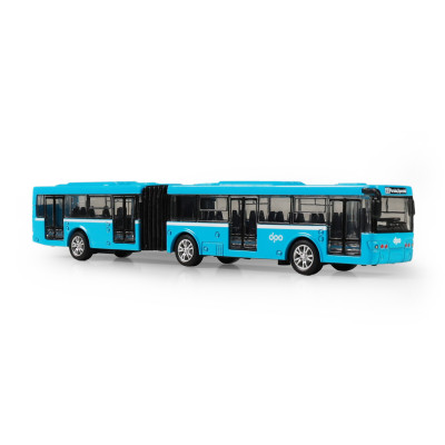 Rappa Kloubový autobus DPO Ostrava kovový modrý 18 cm