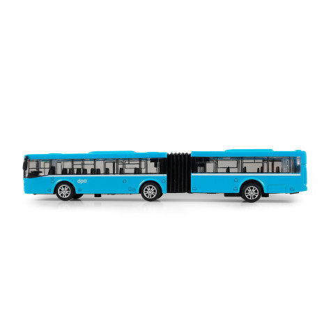 Rappa Kloubový autobus DPO Ostrava kovový modrý 18 cm ~ 5