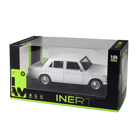 Rappa Osobní auto bílé se světlem a zvukem 1:24 18 cm ~ 2