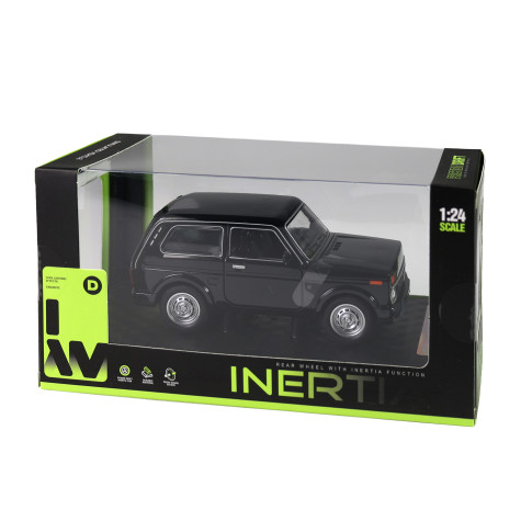 Rappa Osobní auto černé se světlem a zvukem 1:24 ~ 2
