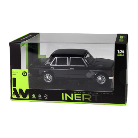 Rappa Osobní auto černé se světlem a zvukem 1:24 18 cm ~ 2