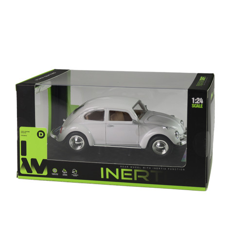 Rappa Osobní auto bílé se světlem a zvukem 1:24 ~ 2